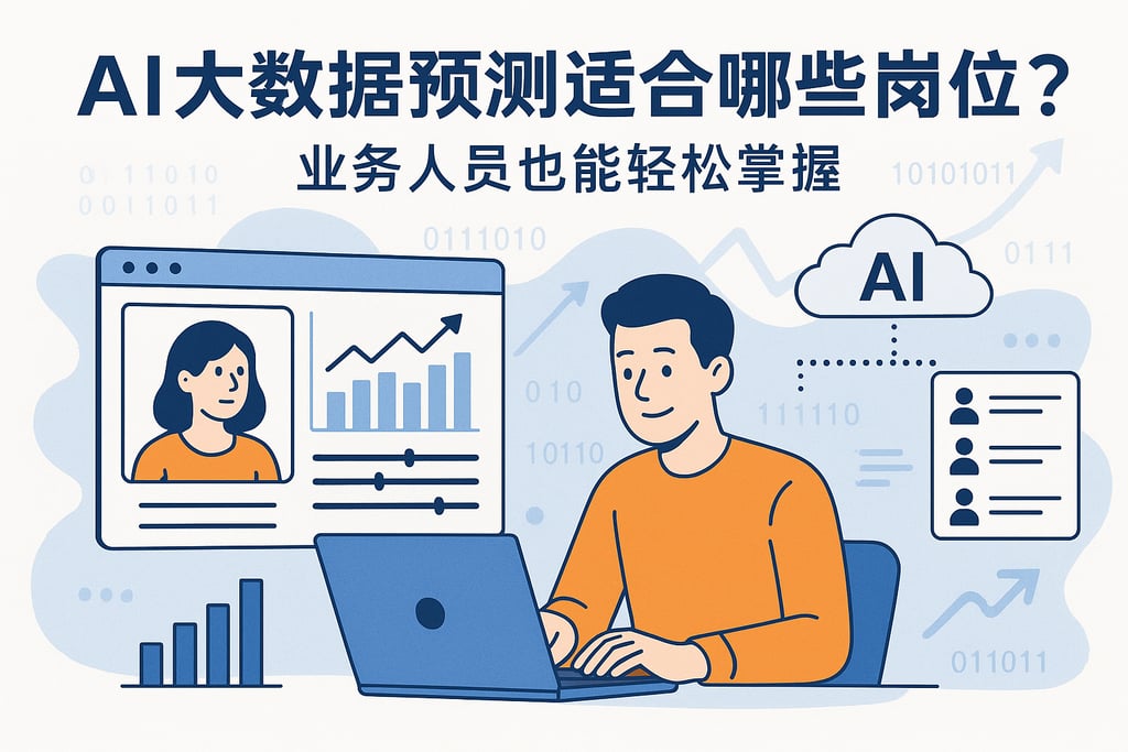 ai大数据预测适合哪些岗位？业务人员也能轻松掌握