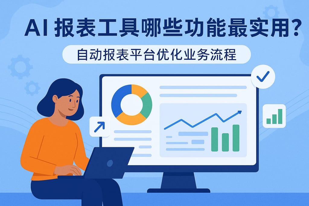 ai报表工具哪些功能最实用？自动报表平台优化业务流程