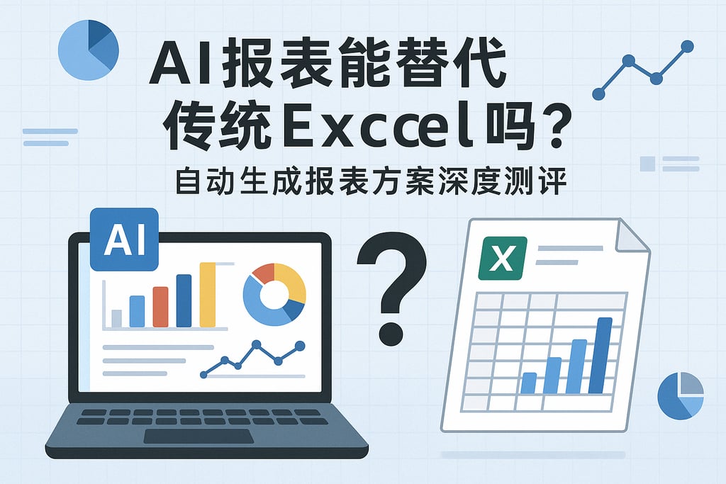 ai报表能替代传统Excel吗？自动生成报表方案深度测评