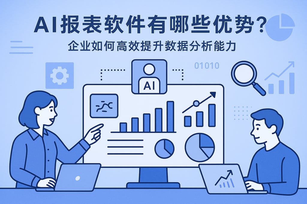 ai报表软件有哪些优势？企业如何高效提升数据分析能力