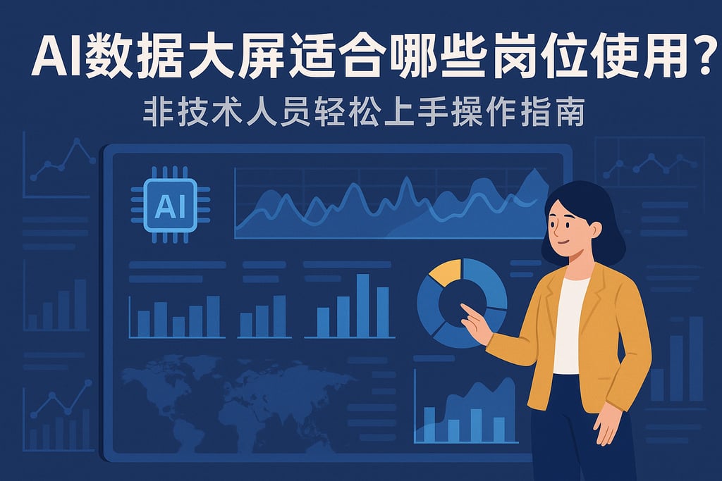 ai数据大屏适合哪些岗位使用？非技术人员轻松上手操作指南