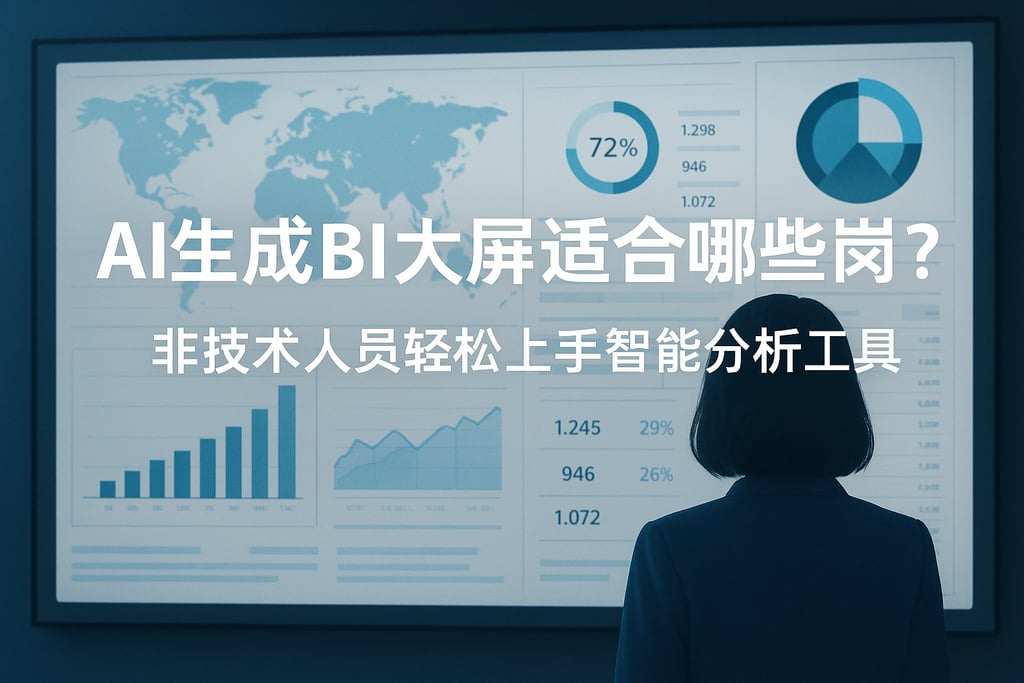 ai生成bi大屏适合哪些岗位？非技术人员轻松上手智能分析工具