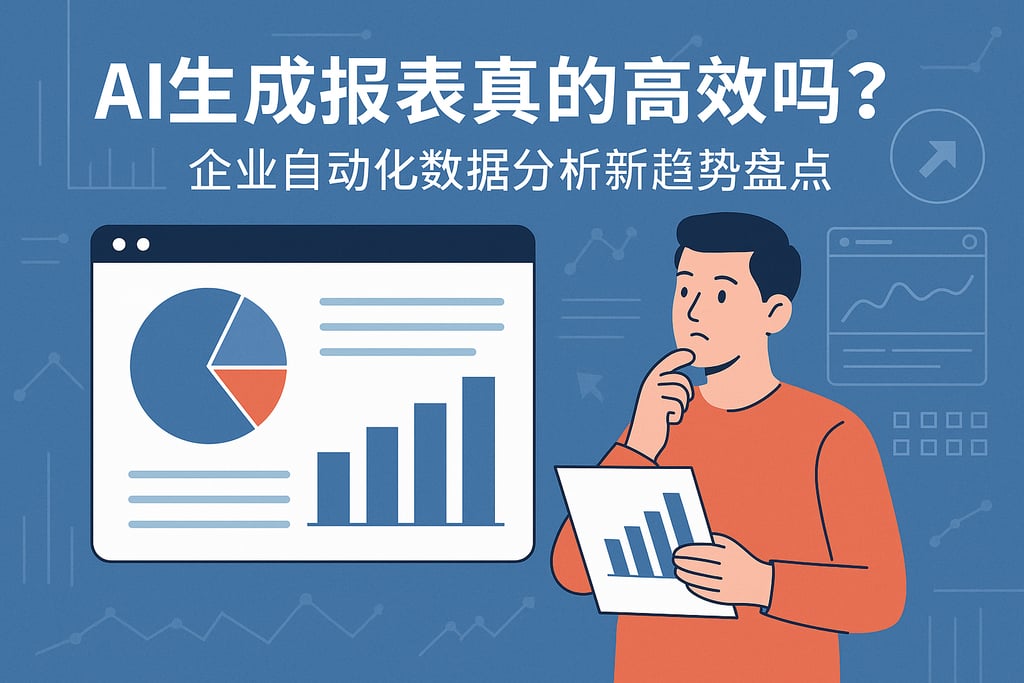 ai生成报表真的高效吗？企业自动化数据分析新趋势盘点