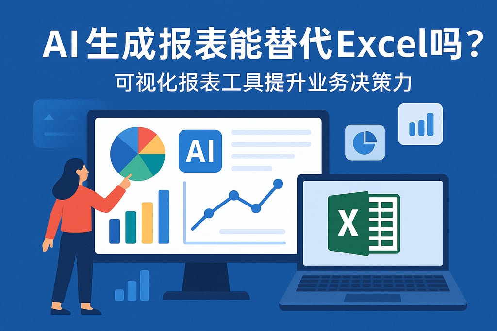 ai生成报表能替代Excel吗？可视化报表工具提升业务决策力