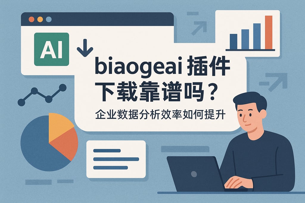 biaogeai插件下载靠谱吗？企业数据分析效率如何提升