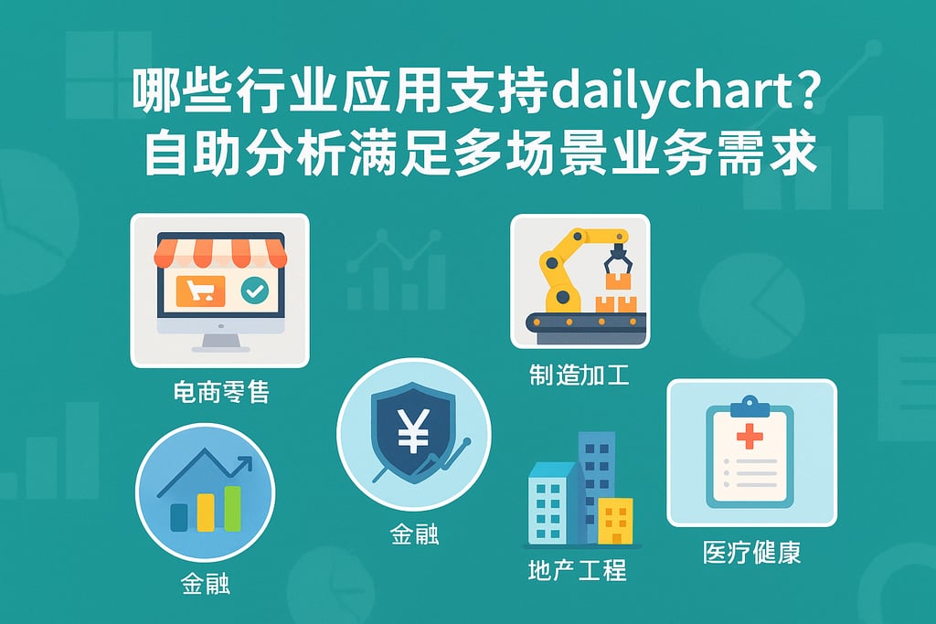 dailychart支持哪些行业应用？自助分析满足多场景业务需求