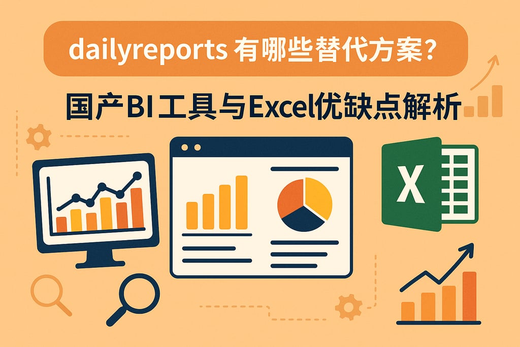 dailyreports有哪些替代方案？国产BI工具与Excel优缺点解析