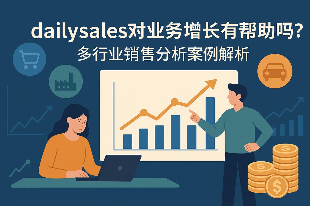 dailysales对业务增长有帮助吗？多行业销售分析案例解析