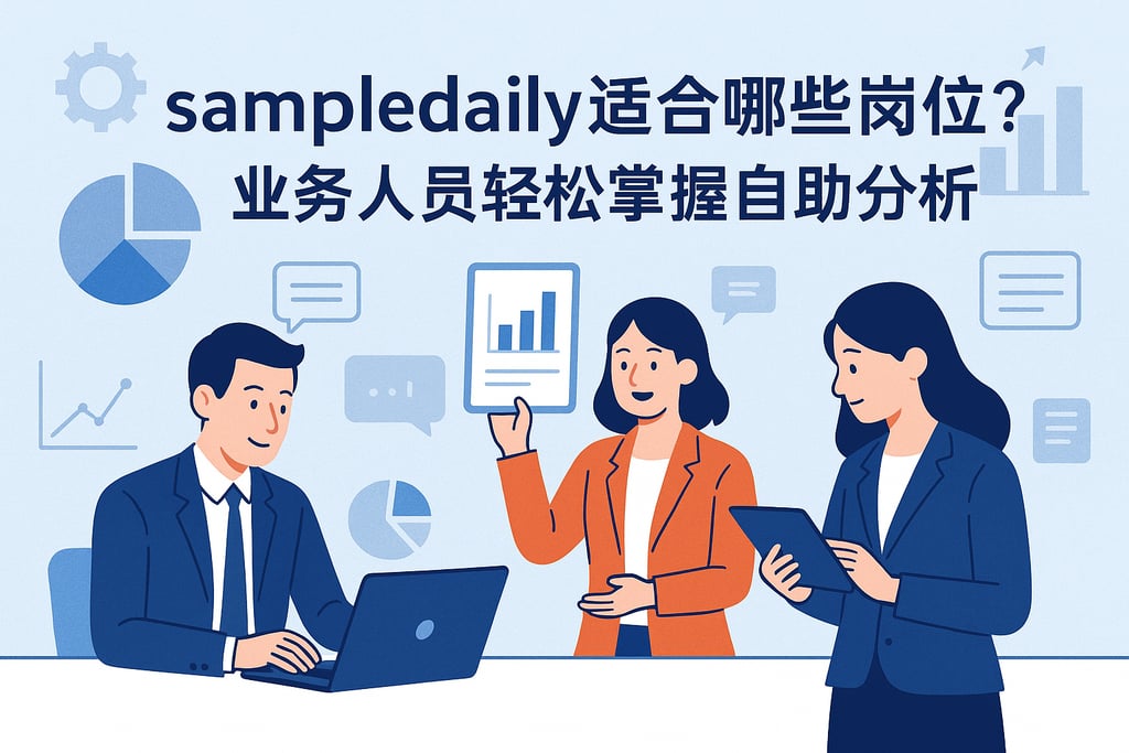 sampledaily适合哪些岗位？业务人员轻松掌握自助分析