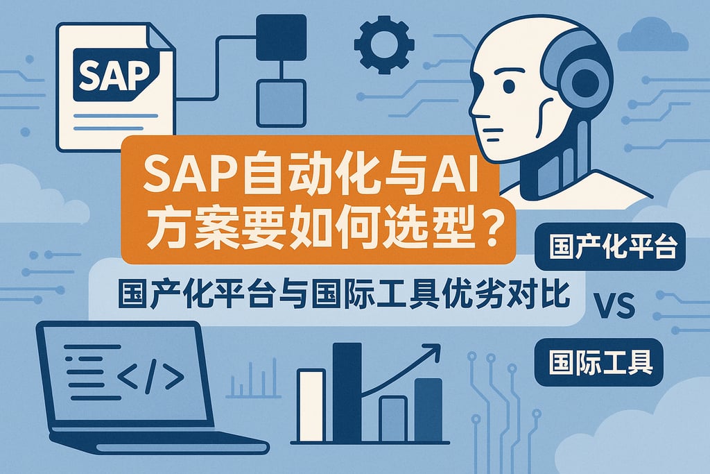 sap自动化与ai方案要如何选型？国产化平台与国际工具优劣对比