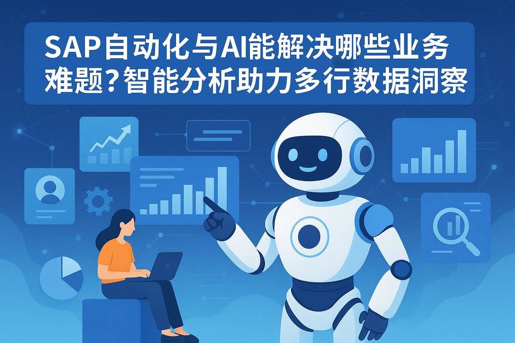 sap自动化与ai能解决哪些业务难题？智能分析助力多行业数据洞察