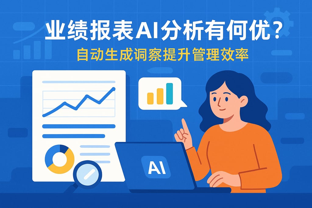 业绩报表AI分析有何优势？自动生成洞察提升管理效率