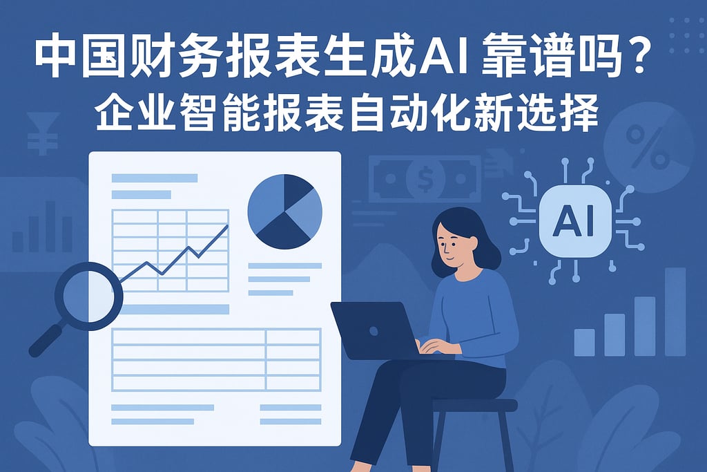 中国财务报表生成AI靠谱吗？企业智能报表自动化新选择