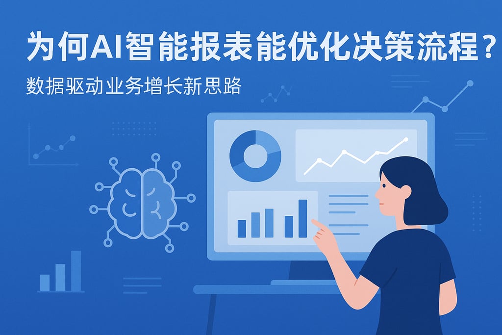 为何AI智能报表能优化决策流程？数据驱动业务增长新思路
