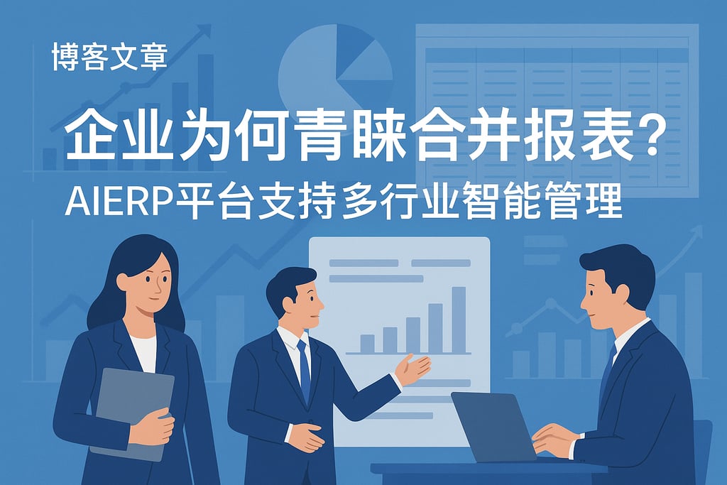 企业为何青睐合并报表？AIERP平台支持多行业智能管理