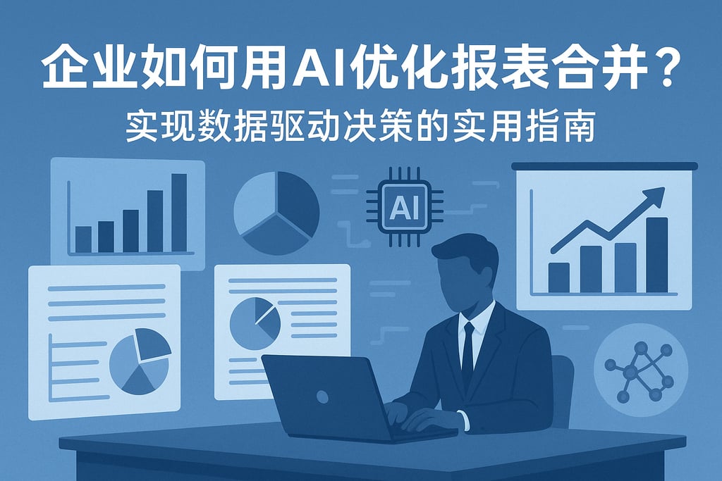 企业如何用AI优化报表合并？实现数据驱动决策的实用指南