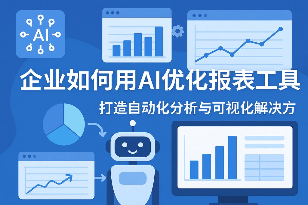 企业如何用AI优化报表工具？打造自动化分析与可视化解决方案