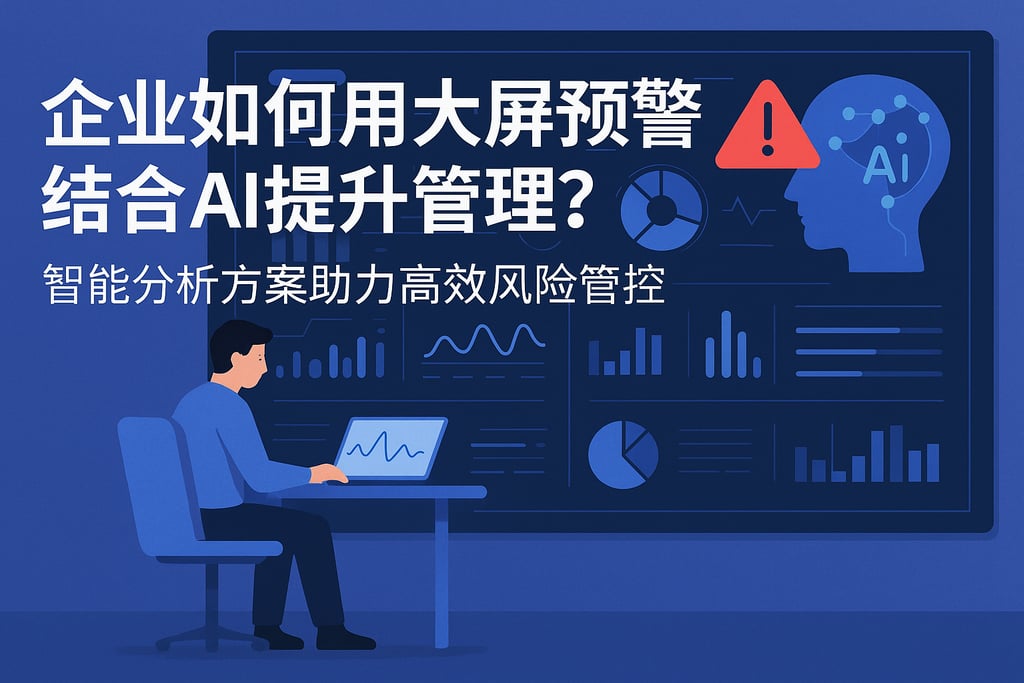 企业如何用大屏预警结合AI提升管理？智能分析方案助力高效风险管控