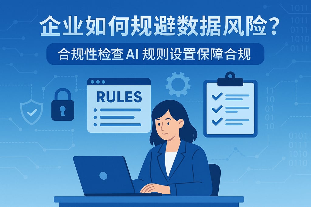 企业如何规避数据风险？合规性检查AI规则设置保障合规