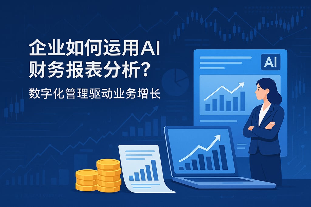 企业如何运用AI财务报表分析？数字化管理驱动业务增长