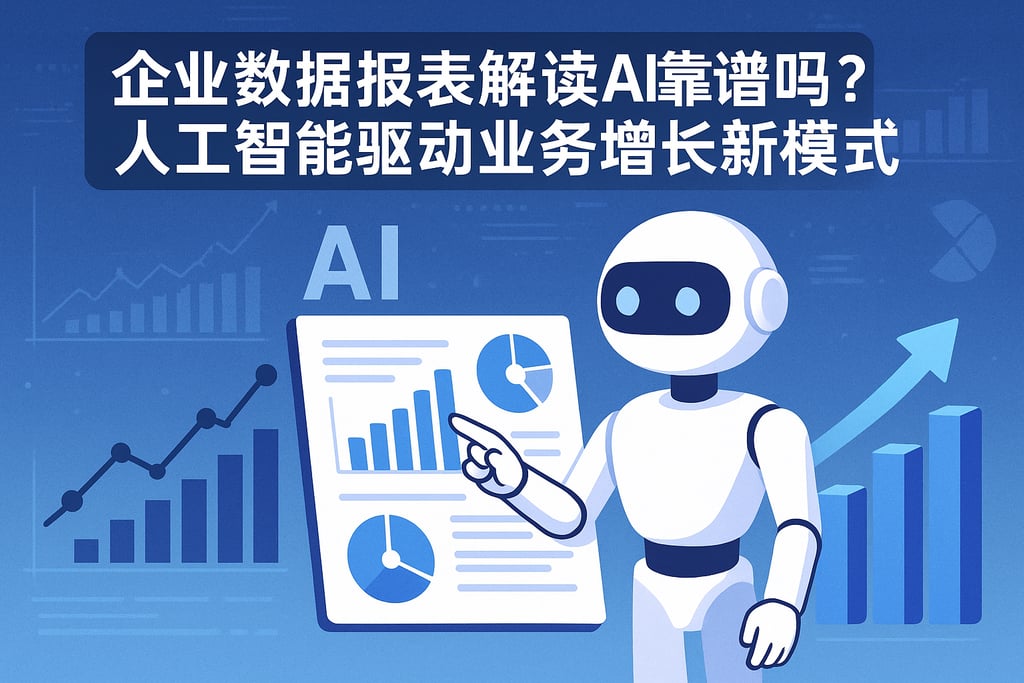 企业数据报表解读AI靠谱吗？人工智能驱动业务增长新模式