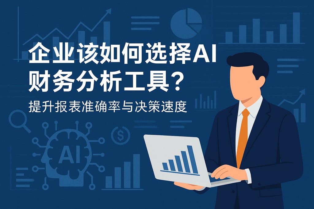 企业该如何选择AI财务分析工具？提升报表准确率与决策速度