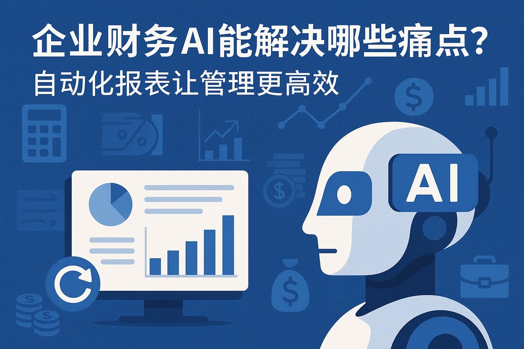 企业财务AI能解决哪些痛点？自动化报表让管理更高效