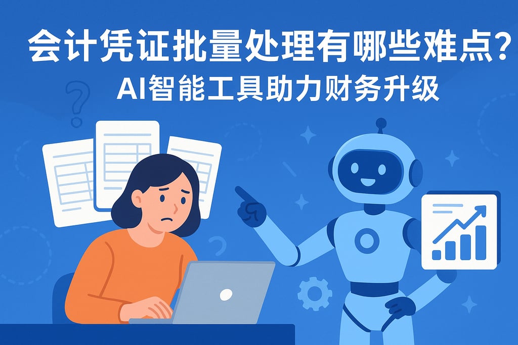 会计凭证批量处理有哪些难点？AI智能工具助力财务升级