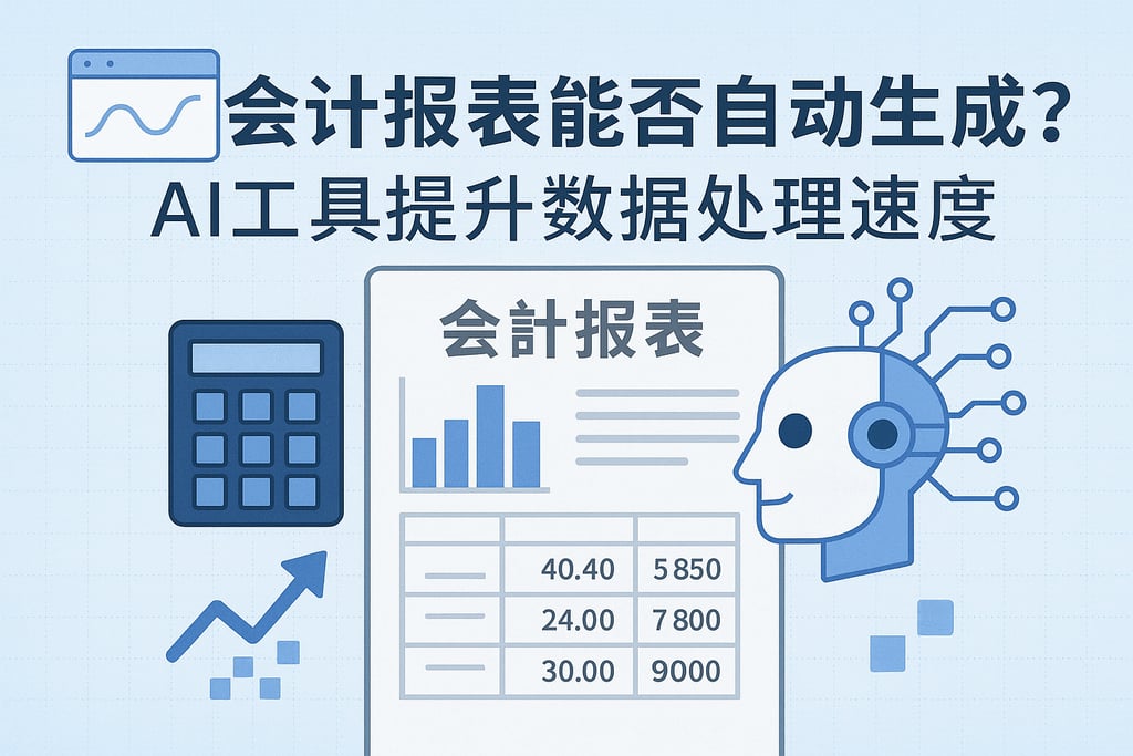 会计报表能否自动生成？AI工具提升数据处理速度