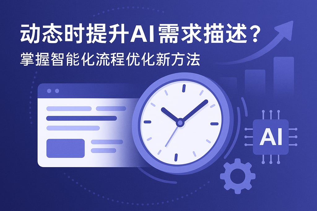 动态时钟如何提升AI需求描述？掌握智能化流程优化新方法