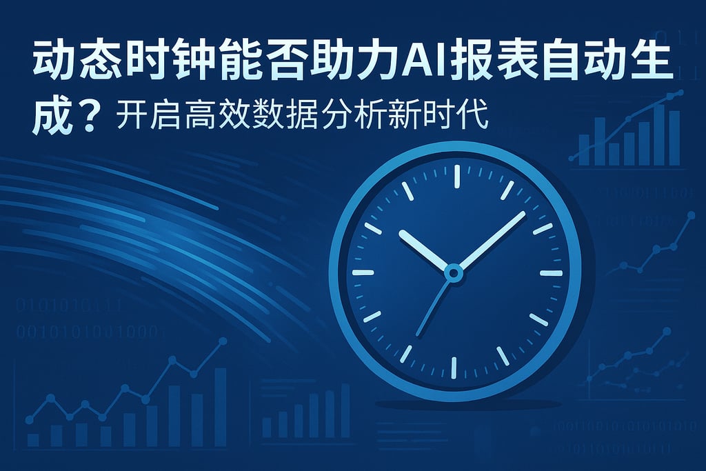 动态时钟能否助力AI报表自动生成？开启高效数据分析新时代