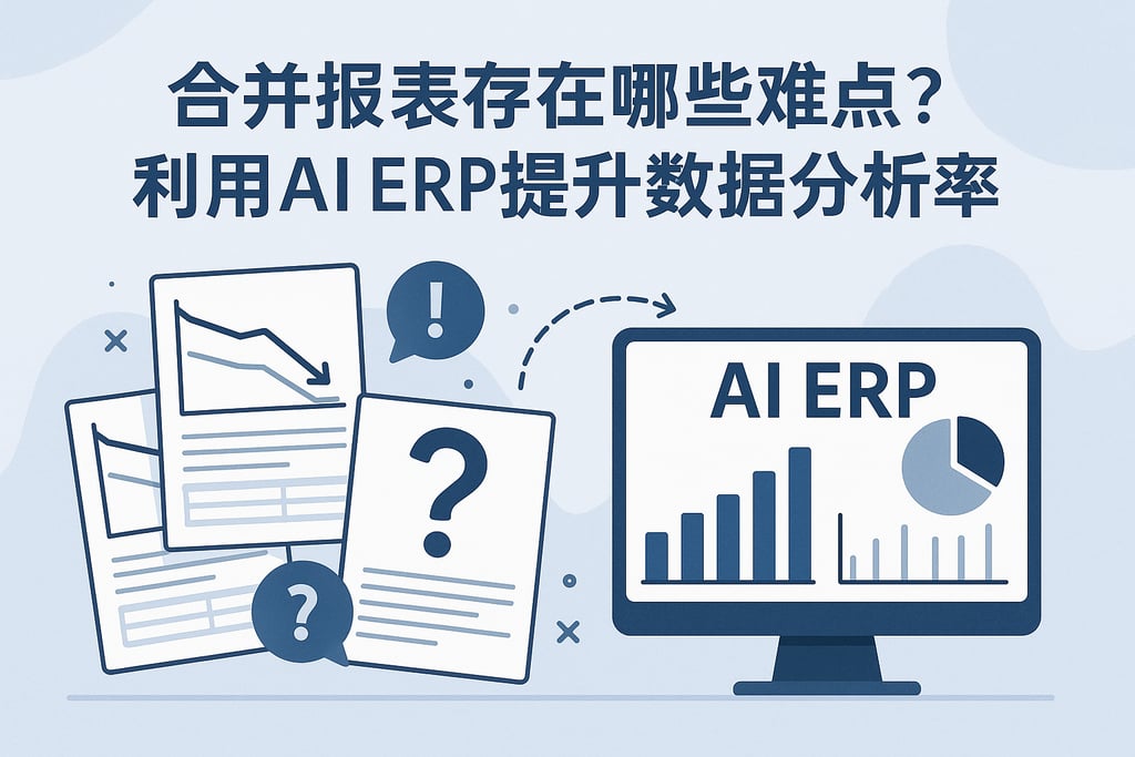 合并报表存在哪些难点？利用AIERP提升数据分析效率