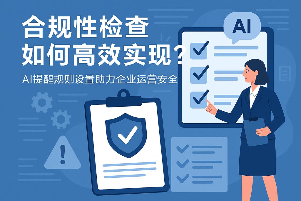 合规性检查如何高效实现？AI提醒规则设置助力企业运营安全