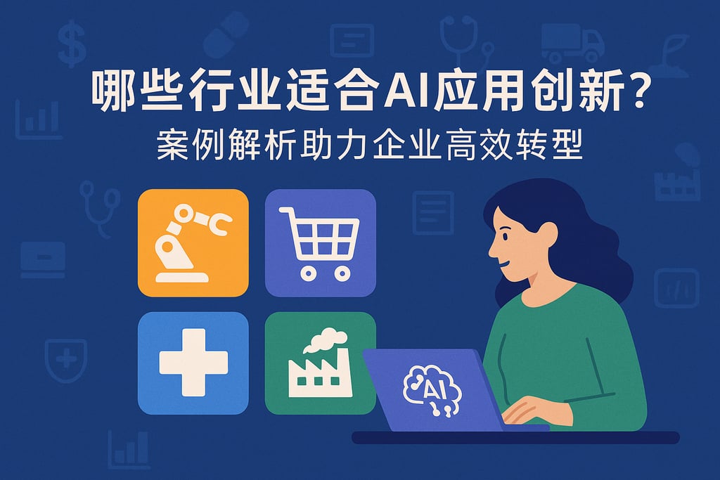 哪些行业适合AI应用创新？案例解析助力企业高效转型