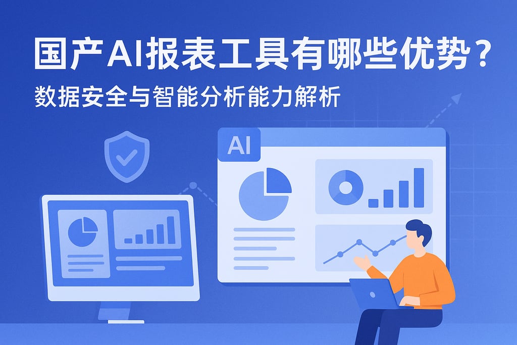 国产AI报表工具有哪些优势？数据安全与智能分析能力解析