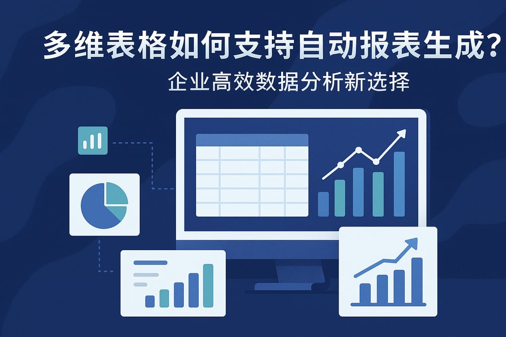 多维表格如何支持自动报表生成？企业高效数据分析新选择