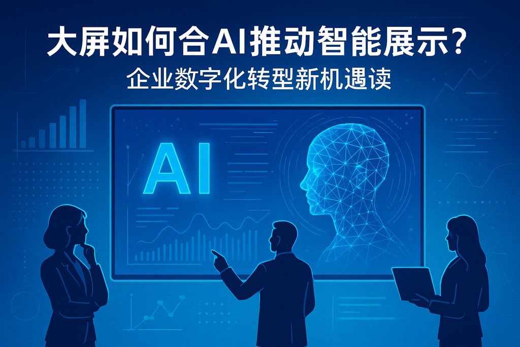 大屏如何结合AI推动智能展示？企业数字化转型新机遇解读