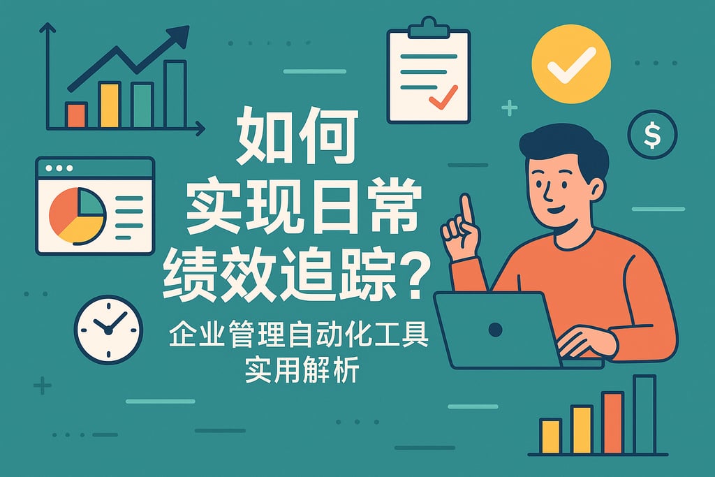 如何实现日常绩效追踪？企业管理自动化工具实用解析