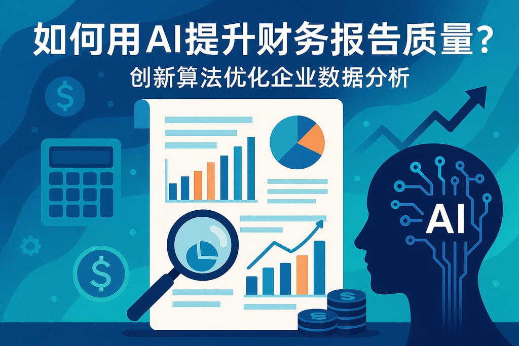 如何用AI提升财务报告质量？创新算法优化企业数据分析