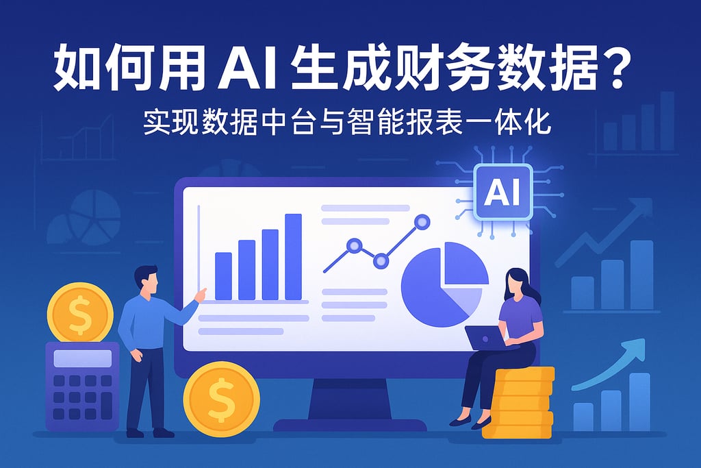 如何用AI生成财务数据？实现数据中台与智能报表一体化