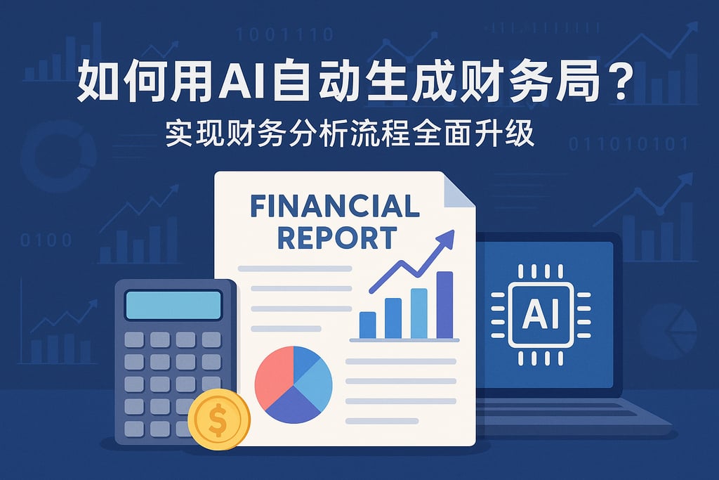如何用AI自动生成财务报告？实现财务分析流程全面升级