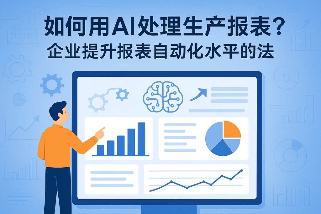 如何用ai处理生产报表？企业提升报表自动化水平的方法