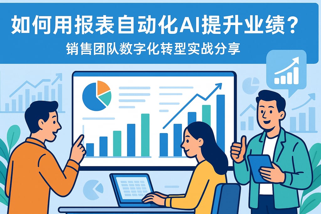 如何用报表自动化AI提升业绩？销售团队数字化转型实战分享