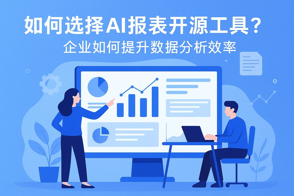 如何选择AI报表开源工具？企业如何提升数据分析效率
