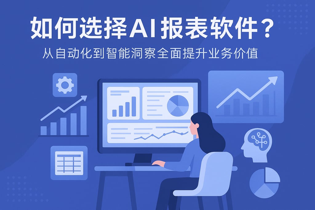 如何选择AI报表软件？从自动化到智能洞察全面提升业务价值