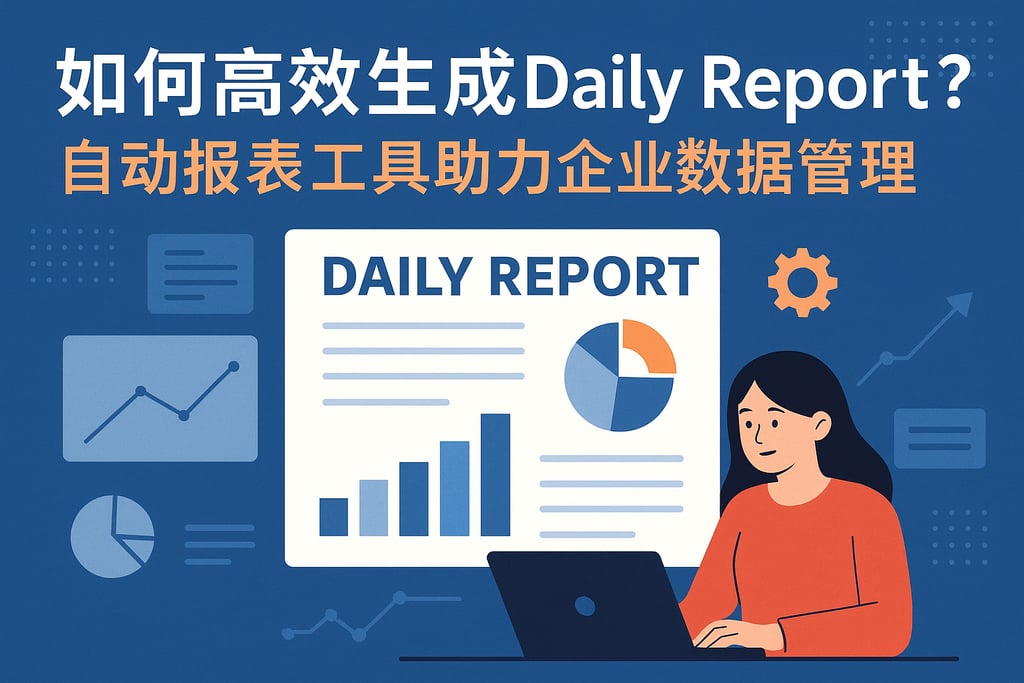 如何高效生成dailyreports？自动报表工具助力企业数据管理