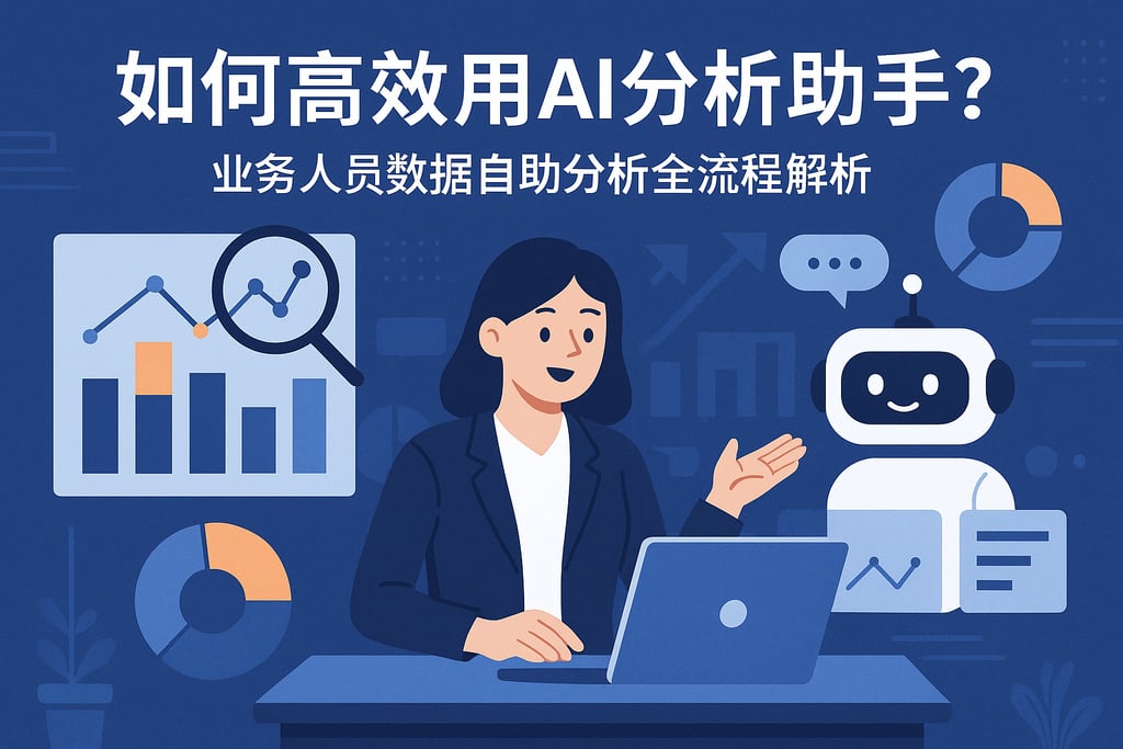如何高效用ai分析助手？业务人员数据自助分析全流程解析