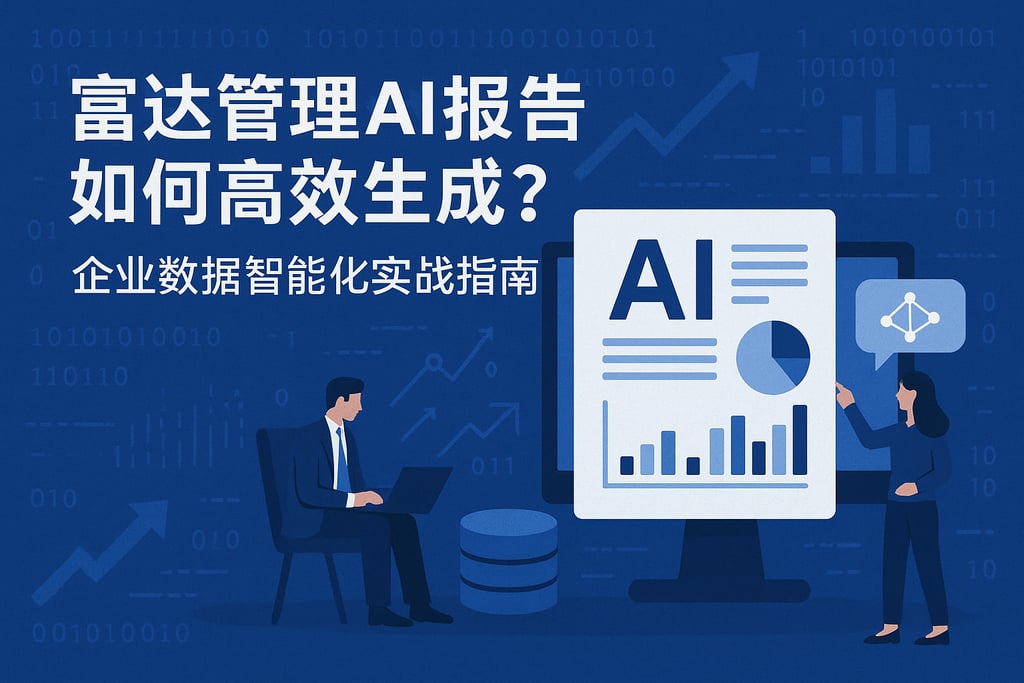 富达管理AI报告如何高效生成？企业数据智能化实战指南