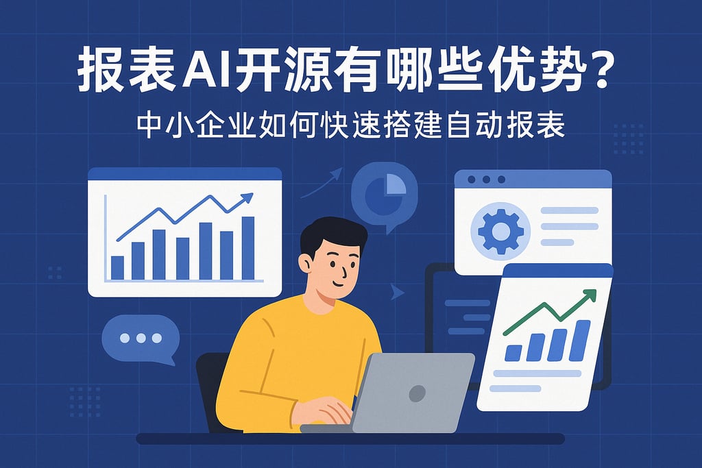 报表AI开源有哪些优势？中小企业如何快速搭建自动报表
