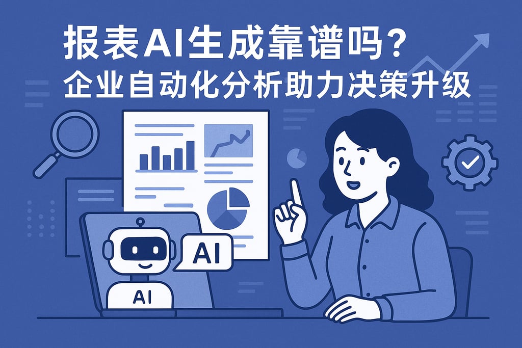报表AI生成靠谱吗？企业自动化分析助力决策升级